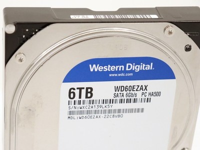 Western Digital Blue WD60EZAX 6TB SATA Internal Desktop Hard Drive