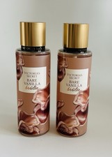 Victoria's Secret Bare Vanilla Br l e Mist Set Of 2 8.4 Oz New
