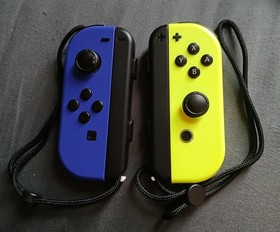 Nintendo Switch 1 Console with Dock Blue/Yellow Joy-Con, HDMI, USB, Minecraft