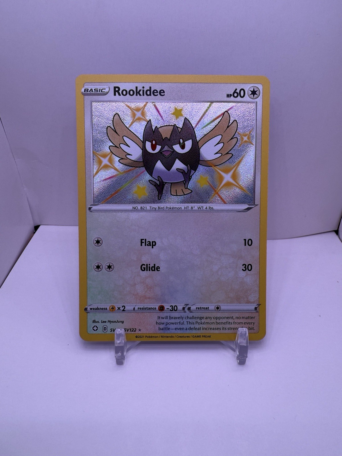 SHINY Rookidee Shining Fates SV101/SV122 SHINY VAULT Near Mint Pokemon TCG