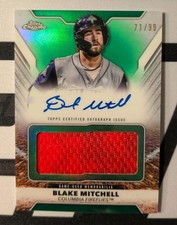 2025 Pro Debut Blake Mitchell Auto Game-Used Relic /99 Pro Debut Green PDJAR-BMI