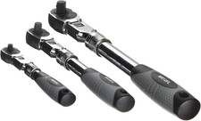 Versatile 3-piece Silver Extendable Ratchet Set - Mr482fl Versatile 3-piece Silver Extendable Ratchet Set - Mr482fl