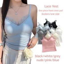 Layering Vest for Women Lace Trim Camisole Sleeveless Tank Top