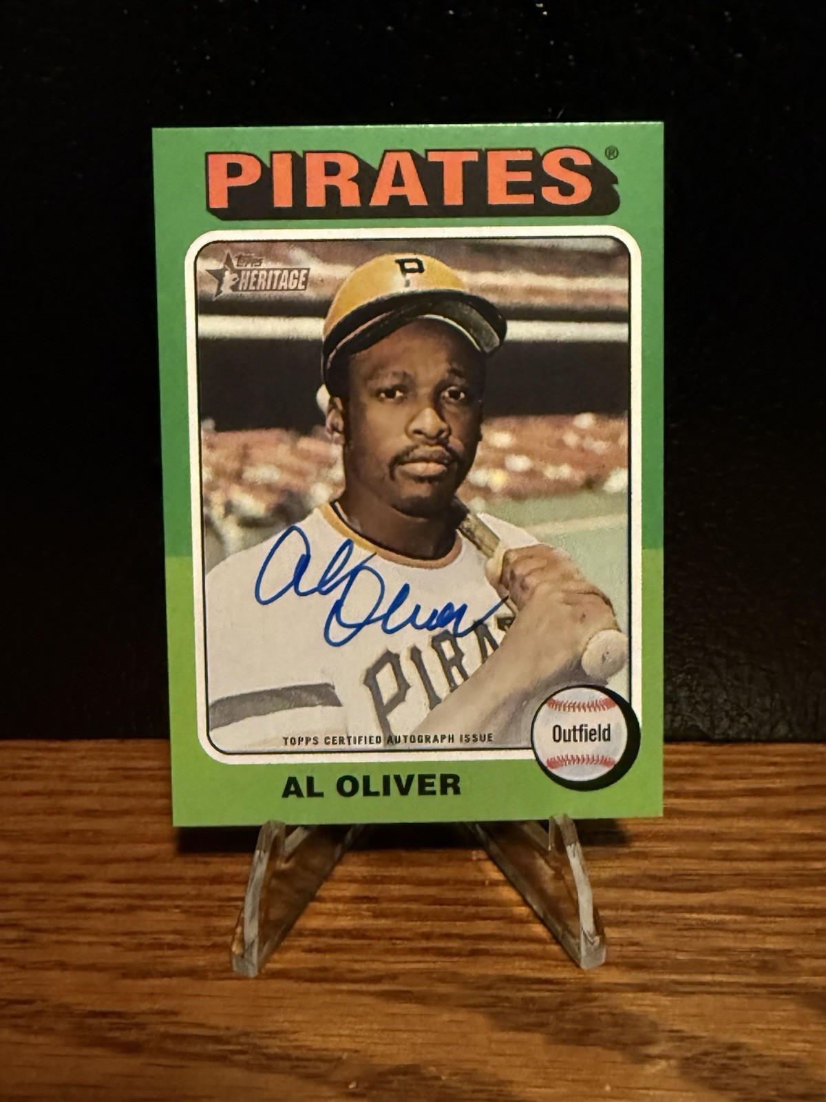 2024 Topps Heritage High Number - Real One Autographs Al Oliver #ROA-AO (AU)