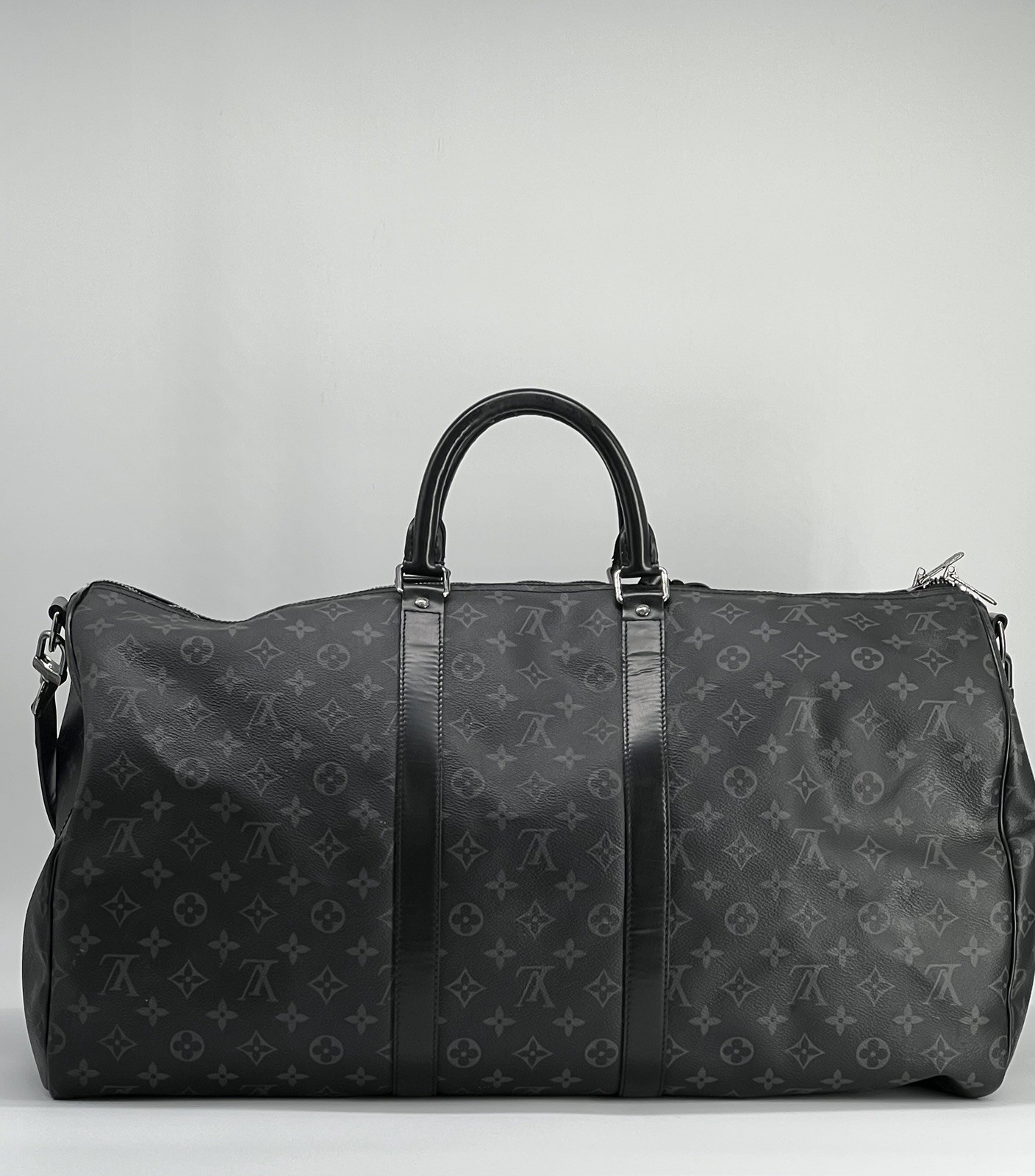 Louis Vuitton Monogram Eclipse Keepall Bandoulier… - image 2