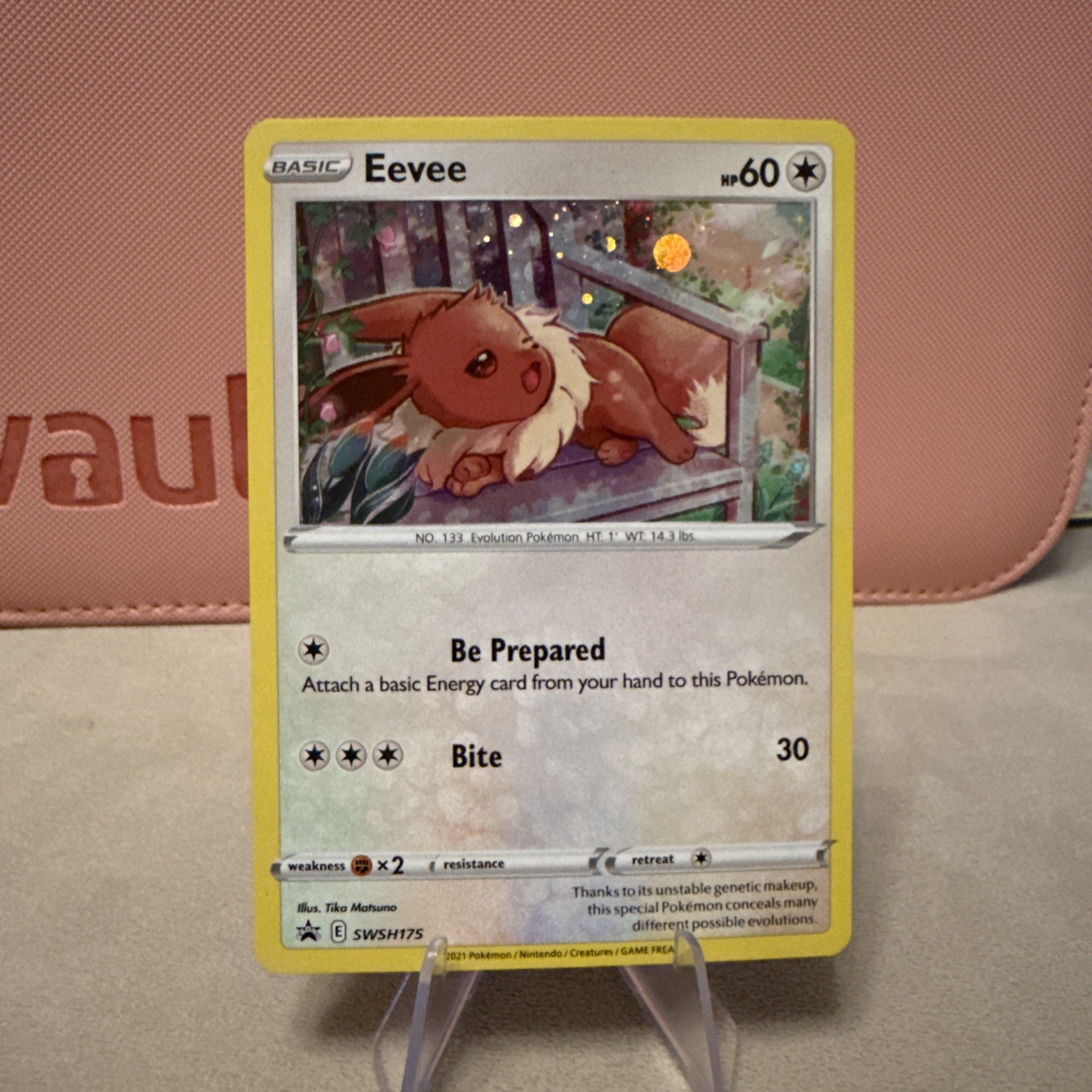 Eevee SWSH175 Holo Black Star Promo