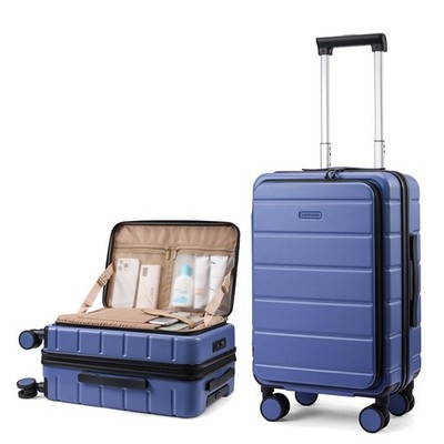 LOVEVOOK Carry On Luggage 22x14x9 Airline Approved with Spinner Wheels, 20 In...