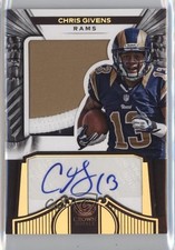 2012 Crown Royale Holo Gold 62/99 Chris Givens #258 Auto 0a2