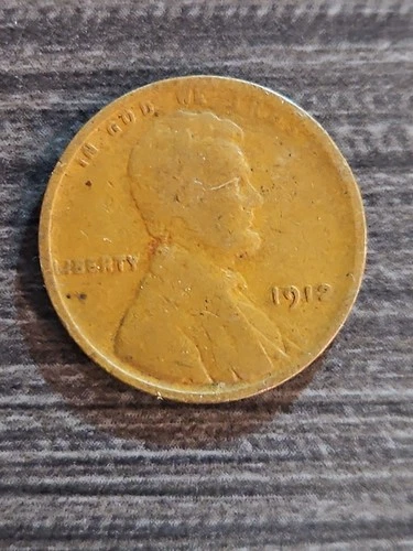 1912 P Lincoln Wheat Cent 114 Year Old US Coin Good Condition See Pics