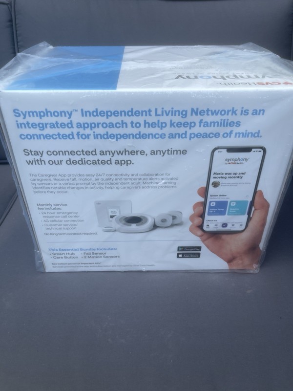 CVS Symphony Essential Bundle New Fall Sensor Motion Sensor Care Button 