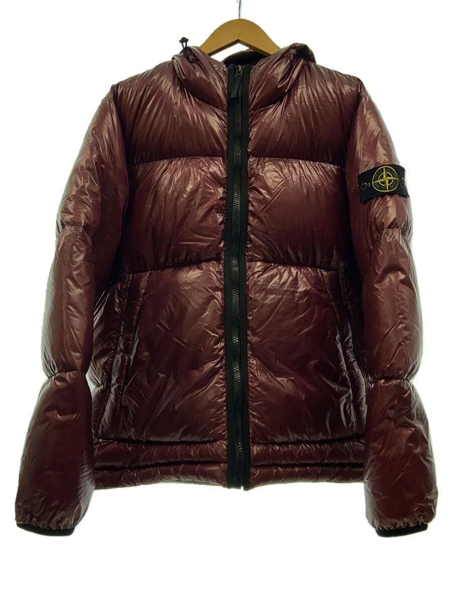 Piumino Stone Island XL bordeaux nylon tinta unita #EG ADA