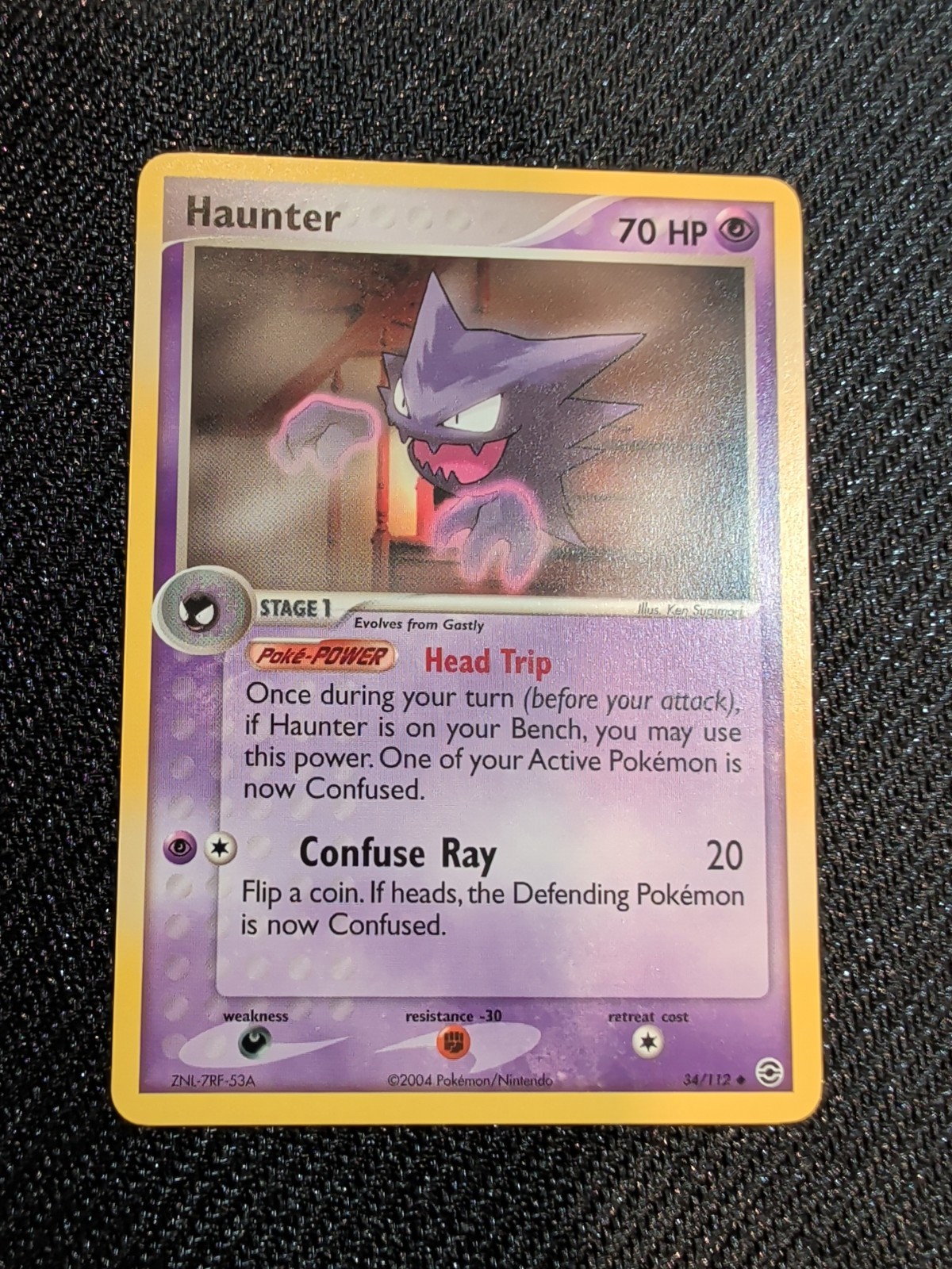 Pokémon TCG Haunter EX FireRed & LeafGreen 34 Regular Uncommon NM