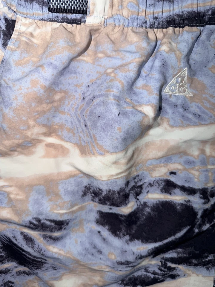 Pantalones Cortos Nike ACG Trail Informales Estampado Completo FB4198-601 Multicolor Para Hombre Grandes Foto 3 de 4