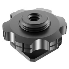 Aluminum Camera 1/4" Female Thread to Hot Shoe Mount Adapter for Magic Arm etc