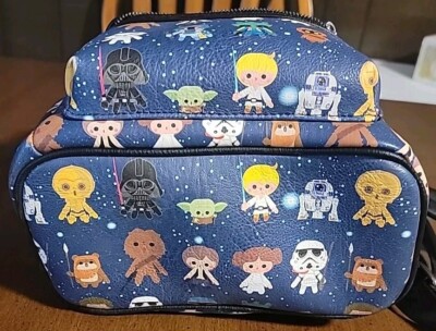 Disney Parks Star Wars Chibi Loungefly Mini Backpack  display picture 1