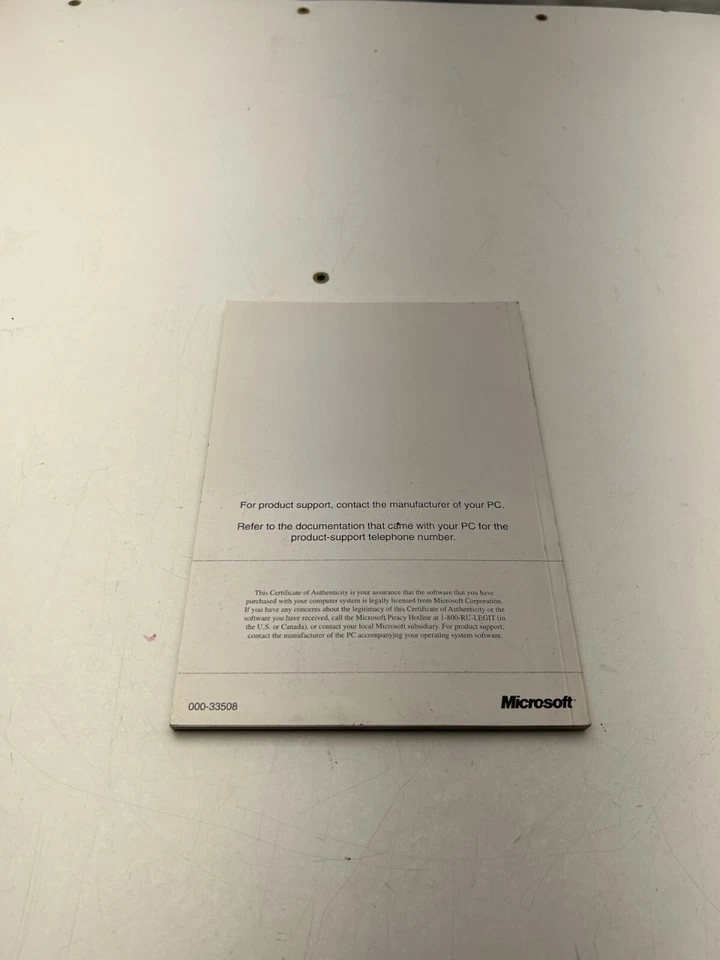 Windows 95 Certificate of Authenticity, Manual & COA ONLY, NO CD ROM - Image 2 of 3