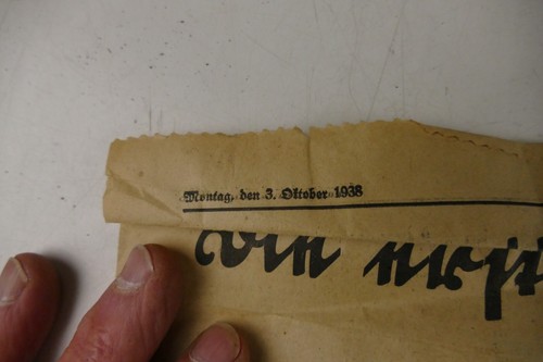 Carl Sick Bremen Zylinder 30er Jahre mit Zeitungsartikel Z-4106 - Picture 13 of 18