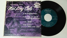 Nat King Cole Moods In Song Capitol EAP 1-633 7" EP 45 RPM Record