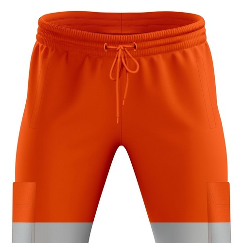 Hi Viz Vis Safety Work Fleece Trousers Jogging Bottoms Joggers Sweat Pants S-2XL - Picture 48 of 52