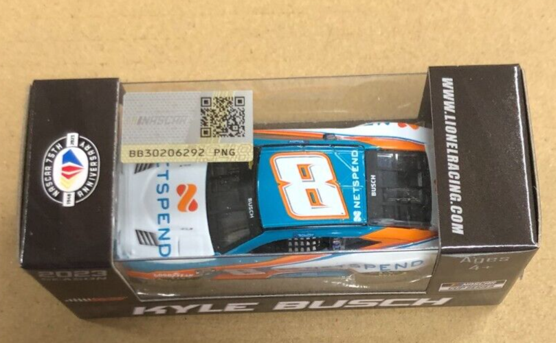 Kyle Busch #8 Netspend 2023 Camaro ZL1 1:64 scale Kyle Busch #8 Netspend 2023 Camaro ZL1 1:64 scale