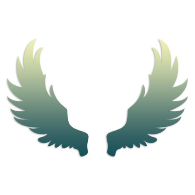 Angel Bird Wings - Decal Sticker - Multiple Patterns & Sizes - ebn7113