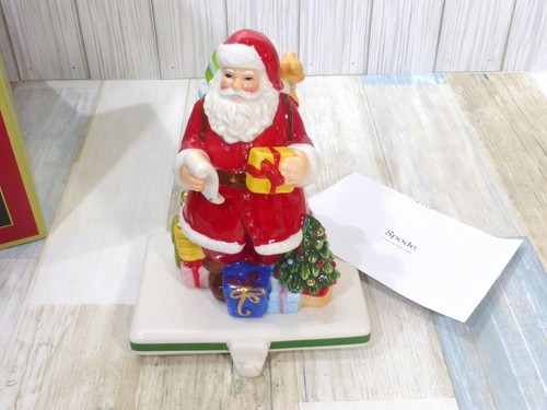 Spode Santa Stocking Holder Ceramic With Original Box - Picture 7 of 20