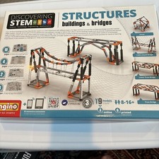 Engino Discovering STEM Structures Buildings  Bridges 9 Models Ages 8-16