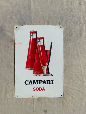 Metal sign, Campari Soda, 20x30 cm