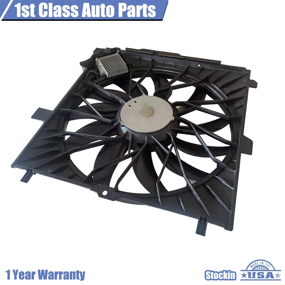 Radiator Cooling Fan Assembby Brushless For Mercedes-Benz G63 AMG G500 W463 - Image 3 of 4
