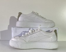 Puma Activewear Size 6.4 Trainers White Puma Platform Trainers good condition