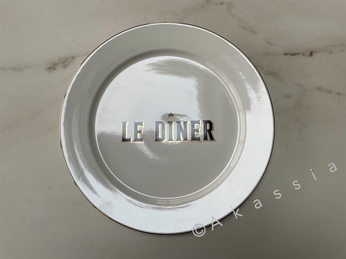Rockett St George White Parisian Bistro Set of 4 Dinner Plates rrp £60 - Picture 3 of 9