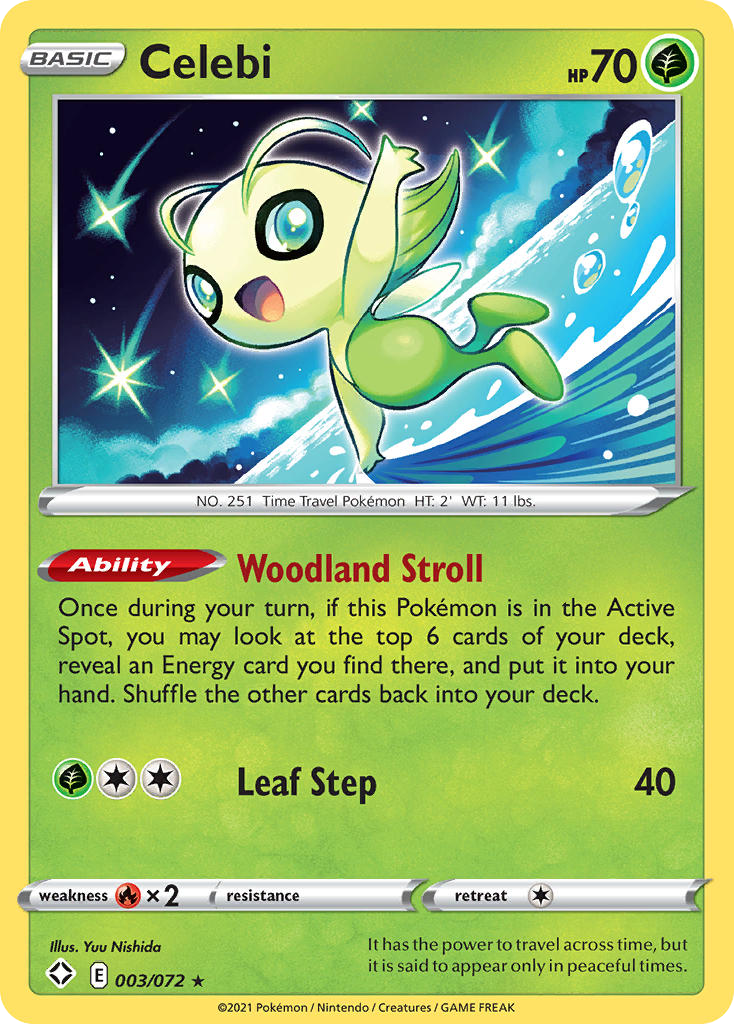 Celebi 3/72 Rare | Shining Fates | Pokemon Card | eBay UK