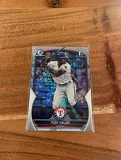 Yosy Galan 2023 1st Bowman Chrome Prospect Mega Box Mojo Refractor NRMT+ Rookie