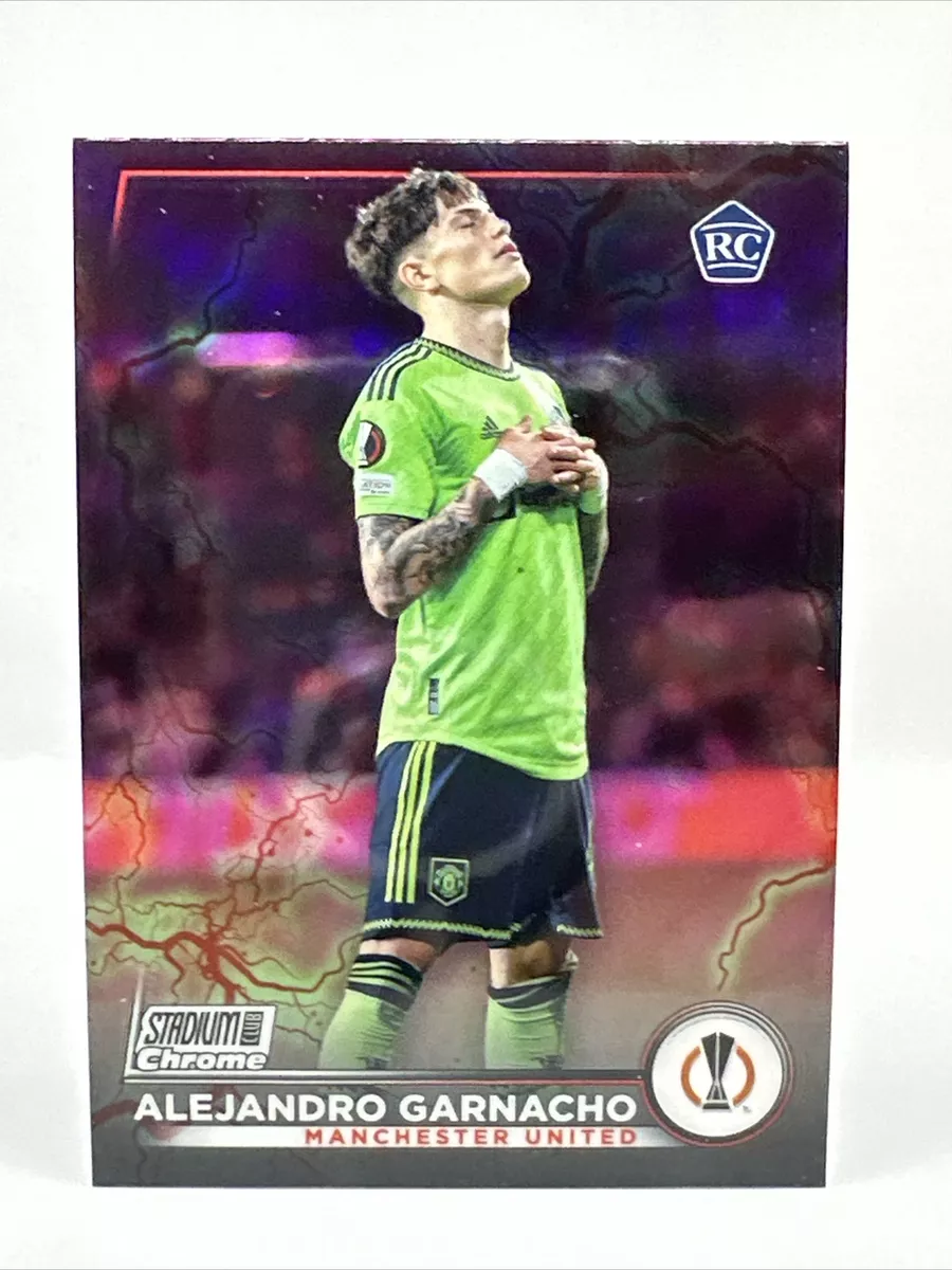 Topps UCC Stadium Club Chrome 2023 Alejandro Garnacho Pink/Red