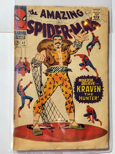 Amazing Spider-Man #47 & 48 (1967) Kraven, Vulture | Classic Covers | VG to Fine