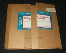 FARM RADIO NEWS National Plant Food Institute RADIO TRANSCRIPTION 4 LP SET RED