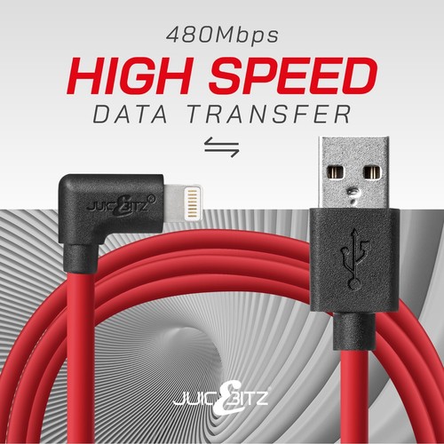 USB kątowy 90 stopni wytrzymały kabel ładujący do iPada / Air iPhone 14 13 12 11 SE - Zdjęcie 46 z 65