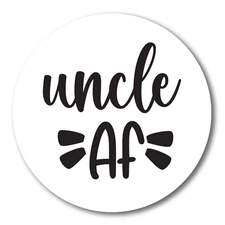 Magnet Me Up Funny Cute Uncle AF Magnet Decal, 5 Inch, Automotive Magnet for Car