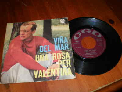 JOHNNY DORELLI - Vina del mar / Una rosa per Valentina -Disco 45 giri-CGD-1963-