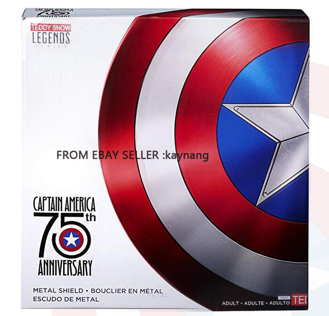 Marvel 75th Anniversary Captain America Shield Metal 1:1