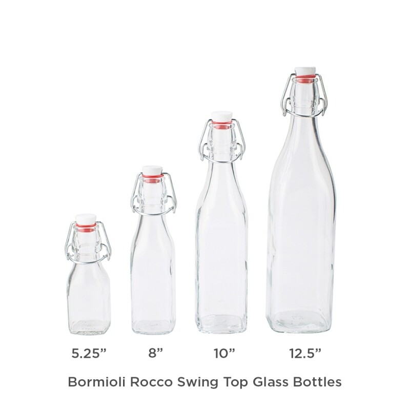 Bormioli Rocco 8.5oz Swing Top Glass Bottle