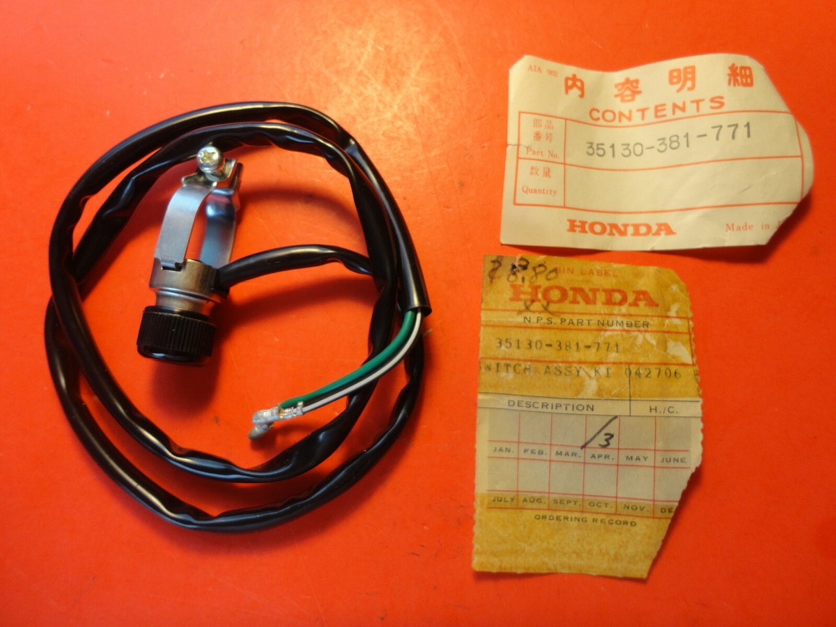 【am】 2000-2006 Honda RVT1000R RC51 Starter Kill Switch Stop