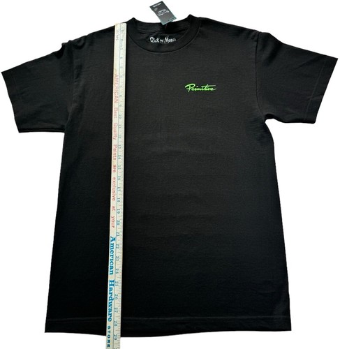 Rick and Morty Shirt Herren Medium Primitiv Skateboards schwarz Grafik Portal T-Shirt - Bild 6 von 8