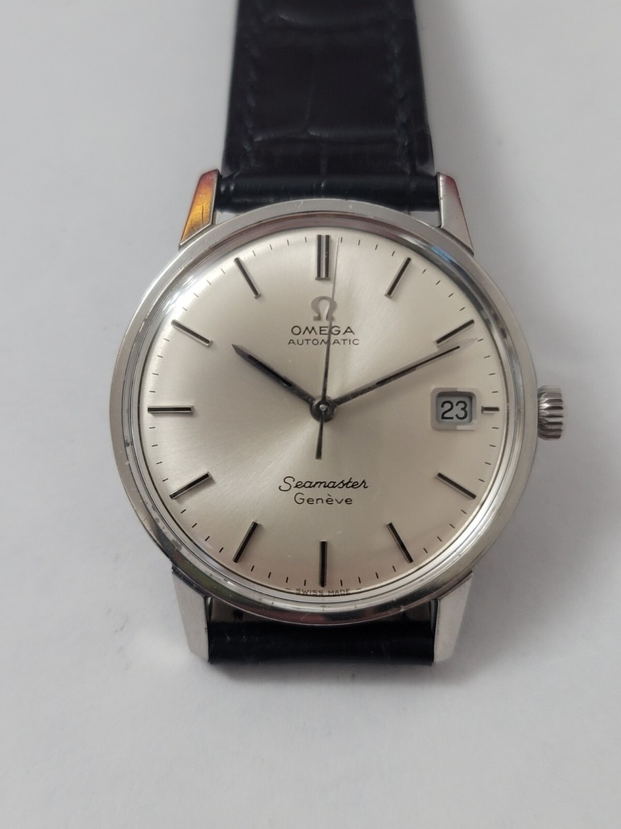 J*E様 【希少】OMEGA SEAMASTER vintage antique Vintage Omega Seamaster Geneve Stainless Steel Mens Watch Double