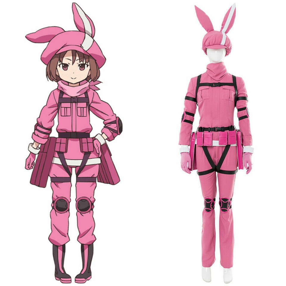 Sword Art Online Alternativo Cosplay Pistola Gale Online LLENN Kohiruimaki Karen Set
