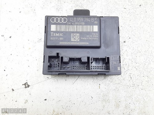 AUDI Q7 STEUERGERÄT TÜRSTEUERGERÄT/MODUL HINTEN RHD RECHTE SEITE 4L0959794B Bj 2007