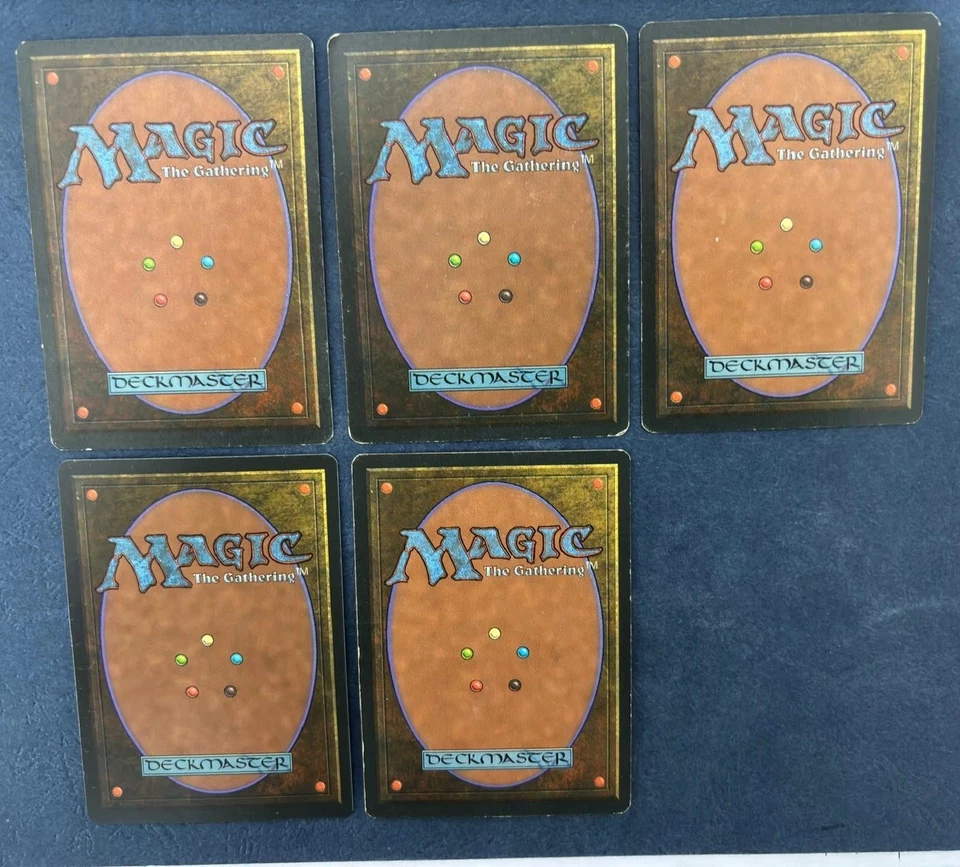 MTG HOMELANDS LAND SET OF 5 TRIPLE MANA LAND CASTLE SENGIR KOSKUN FALLS WIZARDS - Image 2 of 4