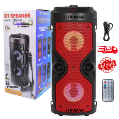 Drahtloser tragbarer Bluetooth Party Lautsprecher Subwoofer schwerer Bass Soundsystem