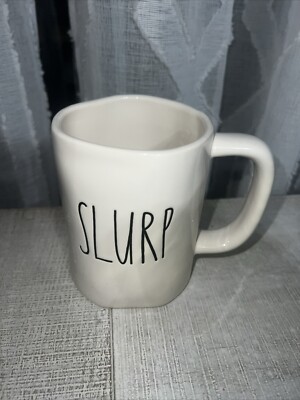 RAE DUNN BY MAGENTA ''SLURP'' CERAMIC COFFEE MUG (G14) New