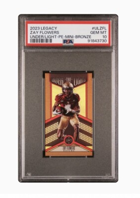 2023 Legacy Zay Flowers UNDER THE LIGHTS MINI /75 ROOKIE